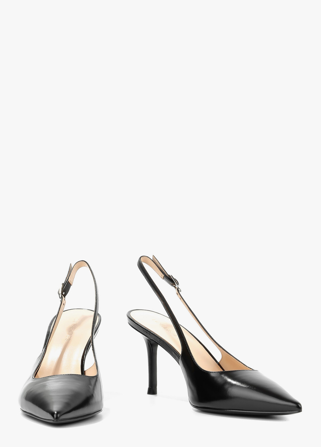 Le'BERDES Туфлі слінгбекі чорний з натуральна шкіра, україна — літо (322646258)