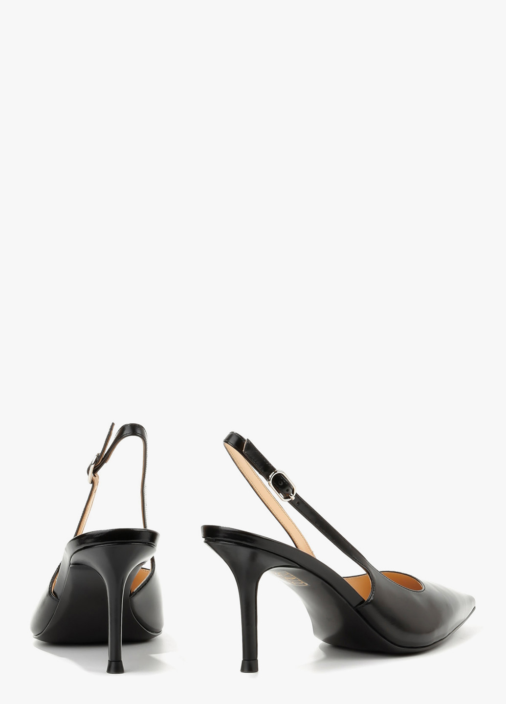 Le'BERDES Туфлі слінгбекі чорний з натуральна шкіра, україна — літо (322646258)