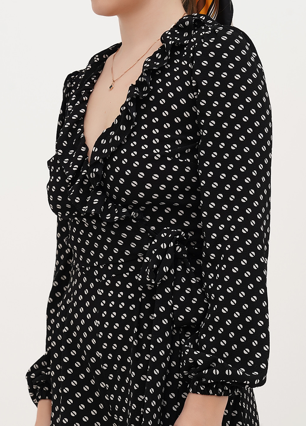 Комбинезон Michael Kors комбинезон-шорты горошек чёрный кэжуал полиэстер