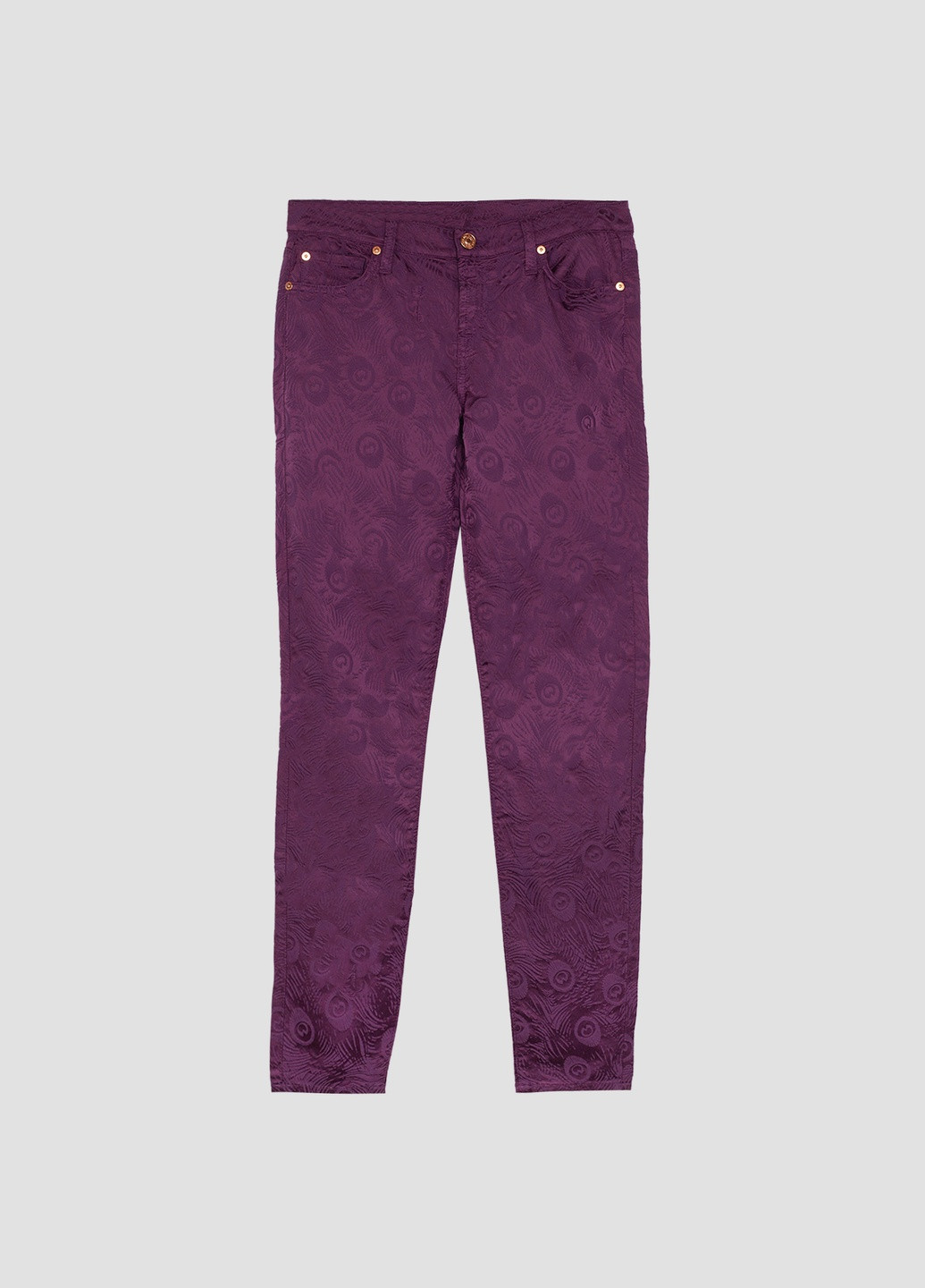 Фиолетовые кэжуал демисезонные брюки 7 For All Mankind
