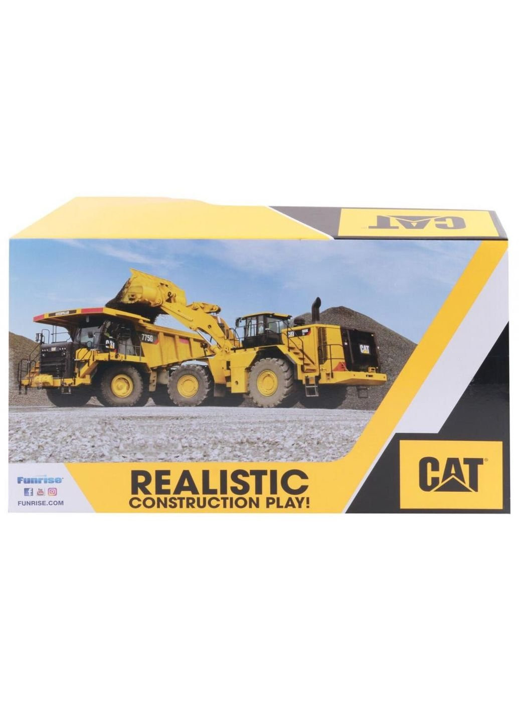 Спецтехніка CAT Будівельна бригада Самоскид 25 см (82021F) Funrise (254080357)