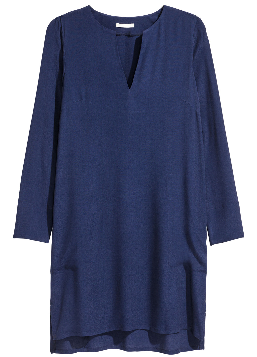 Темно-синя кежуал сукня оверсайз H&M однотонна