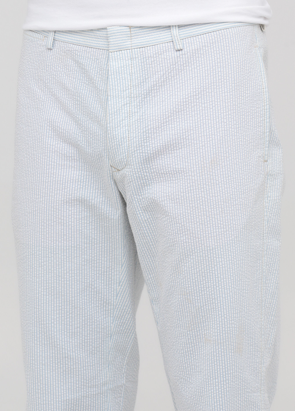 Светло-голубые кэжуал демисезонные прямые брюки Ralph Lauren