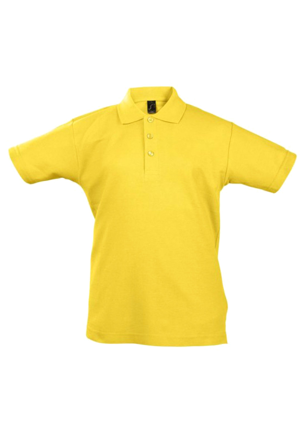 Желтая детская футболка-поло для мальчика Sol's