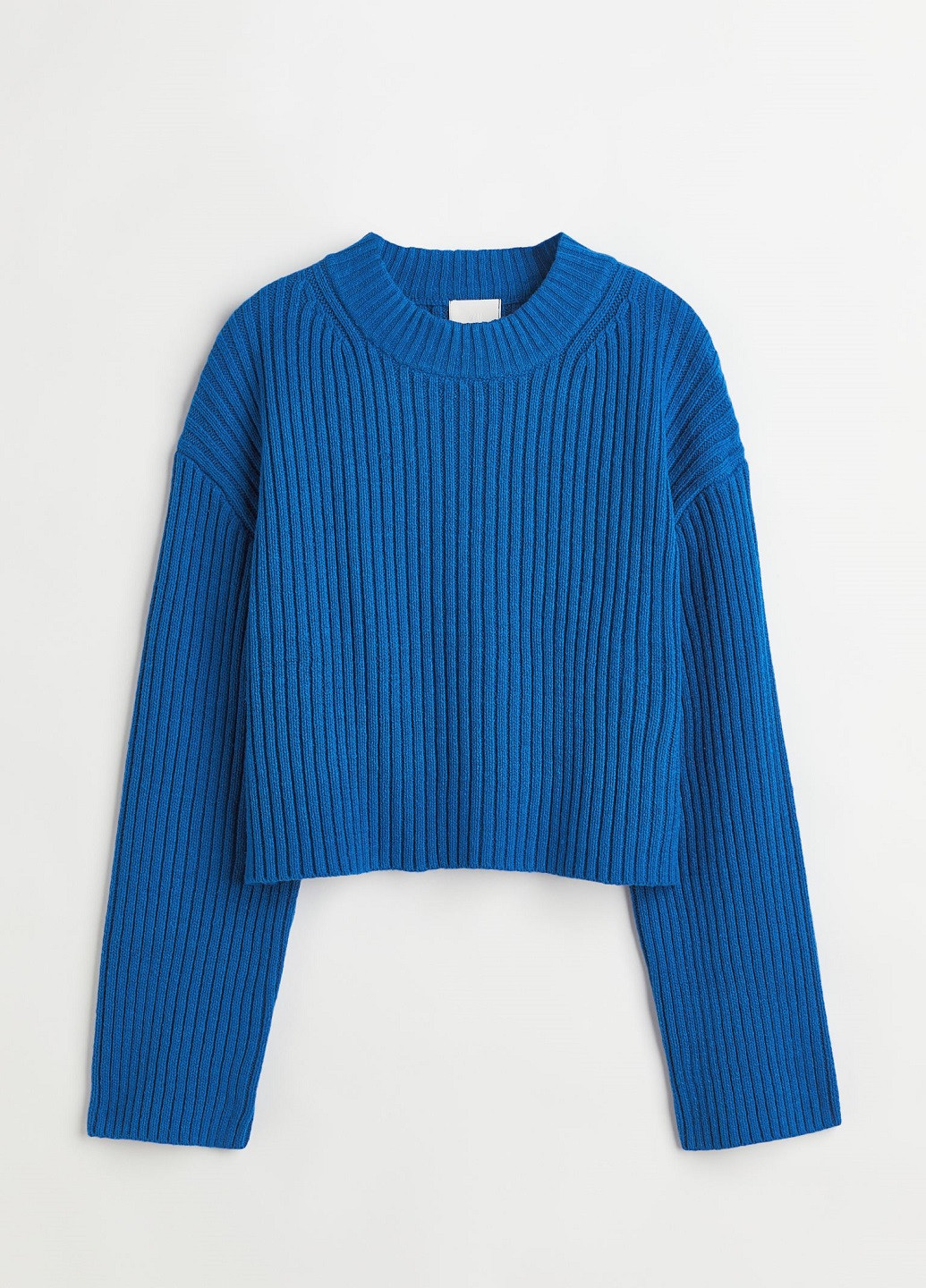 Синий демисезонный свитер в рубчик H&M
