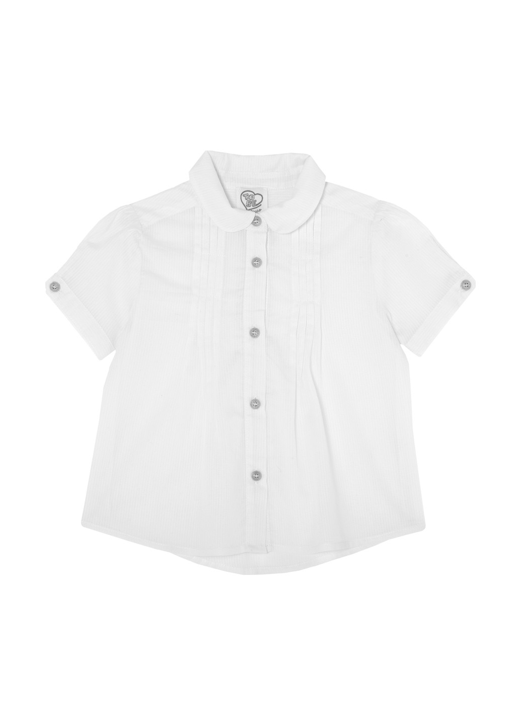 Белая однотонная блузка Chicco летняя