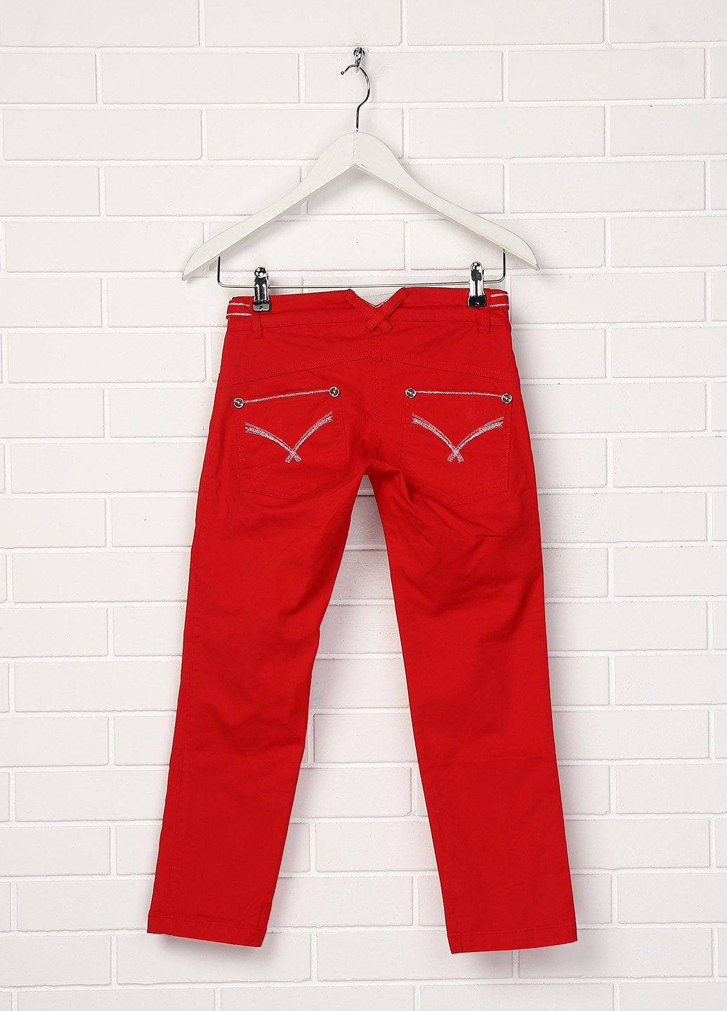 Красные летние джинсы Puledro