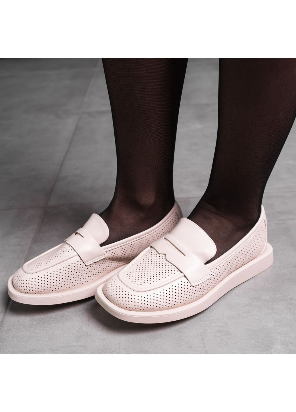 Fashion Лофери жіночі Harris 3590 36 бежевий з штучна шкіра, україна — літо (253791756)