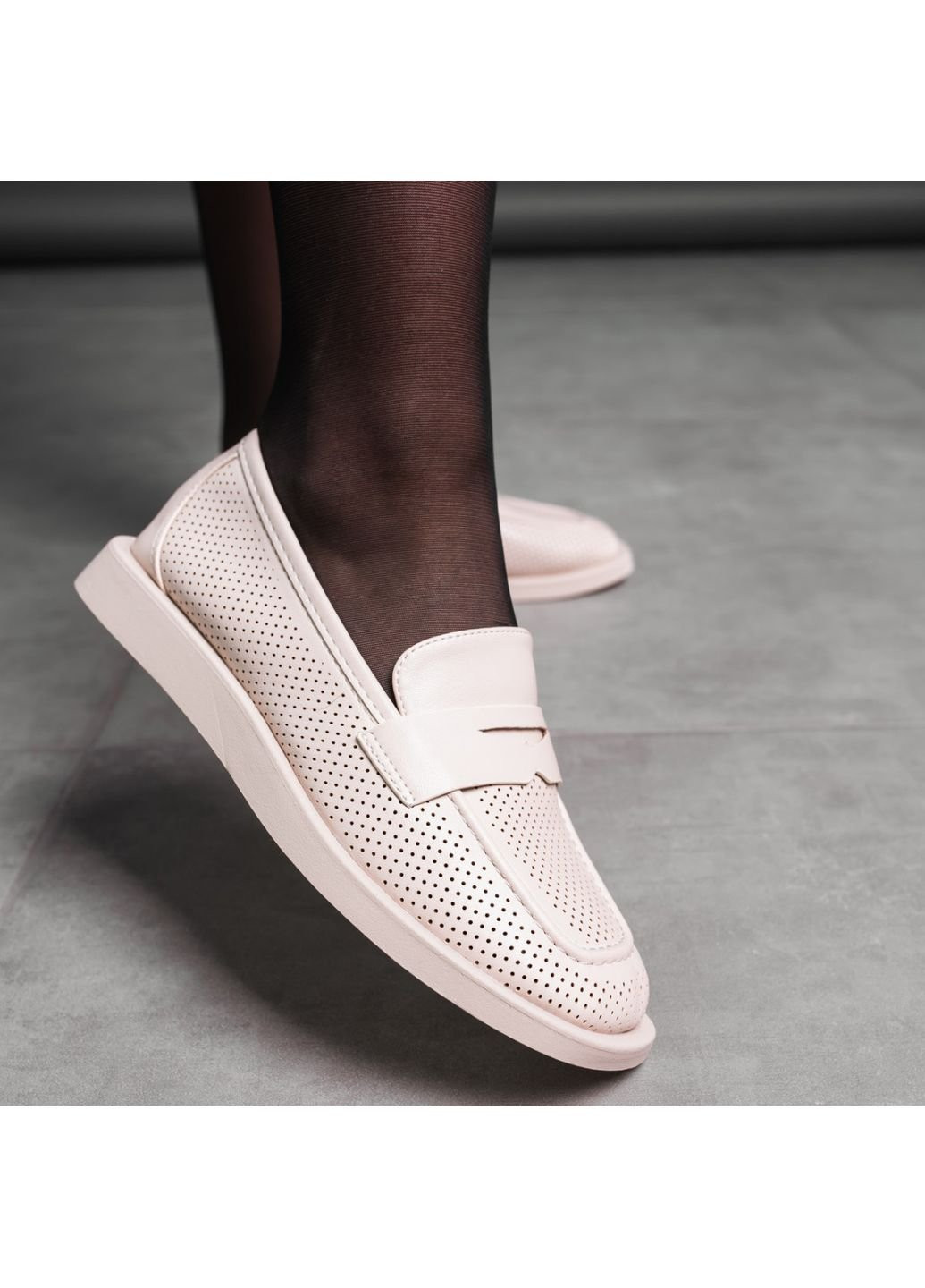 Fashion Лофери жіночі Harris 3590 36 бежевий з штучна шкіра, україна — літо (253791756)