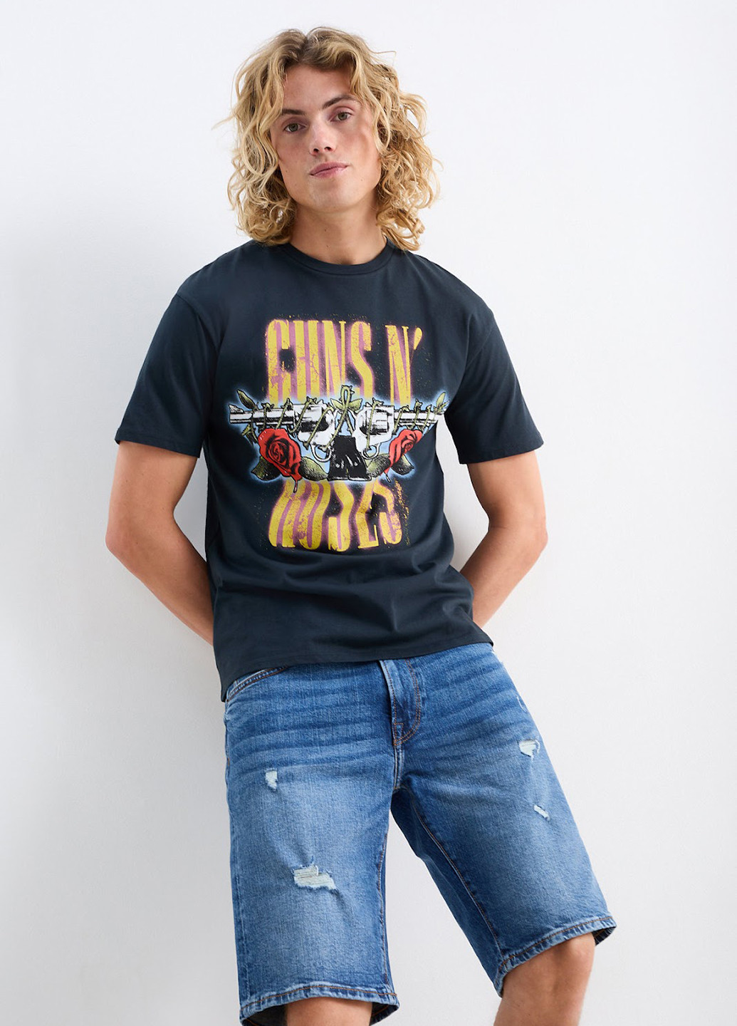 Чорна футболка C&A