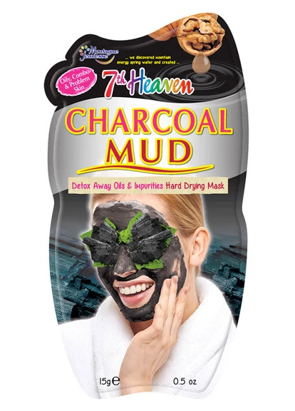 Грязьова маска для обличчя "Вугілля" Charcoal Mask 7th Heaven (250116020)
