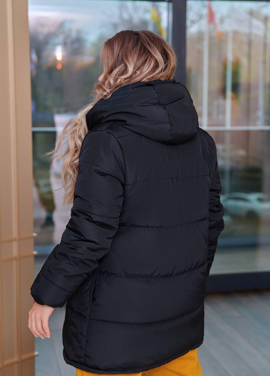 Женский прогулочный костюм с черной курткой и горчичным костюмом р.50/52 385729 New Trend (256400409)