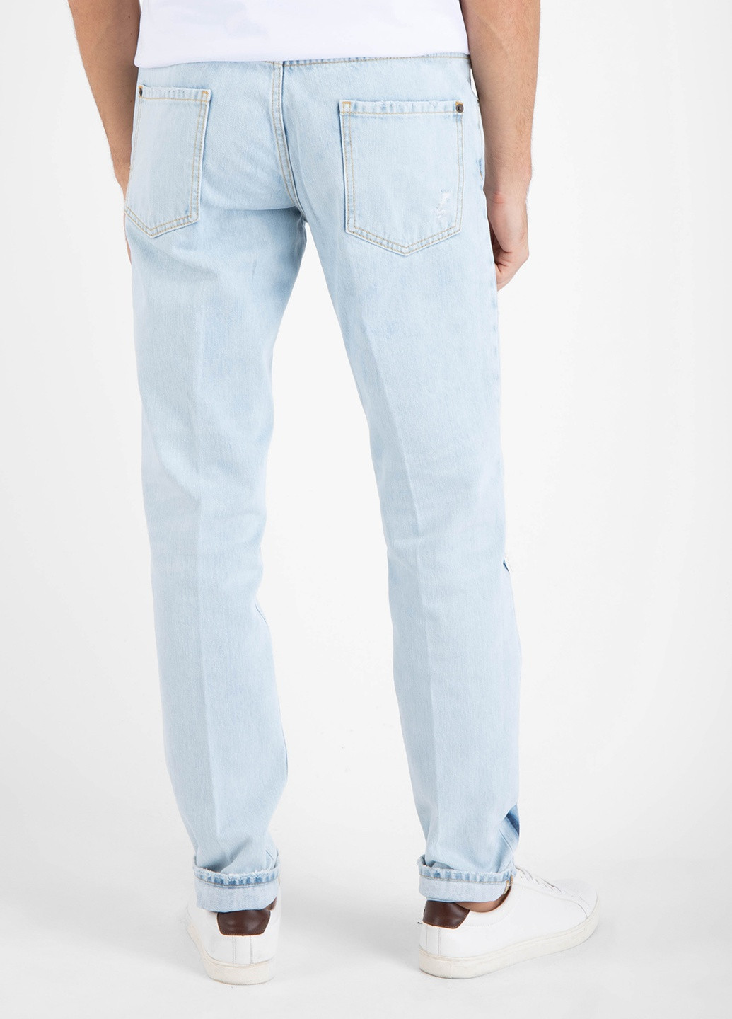 Голубые демисезонные джинсы Dsquared2