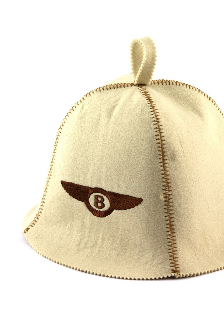 Банна шапка "Bentley", штучне хутро, білий (LA-312) Luxyart (252611411)