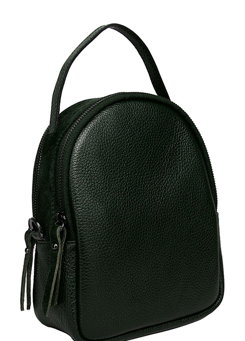 Темно-зеленый кожаный рюкзак Conte Frostini (254368007)