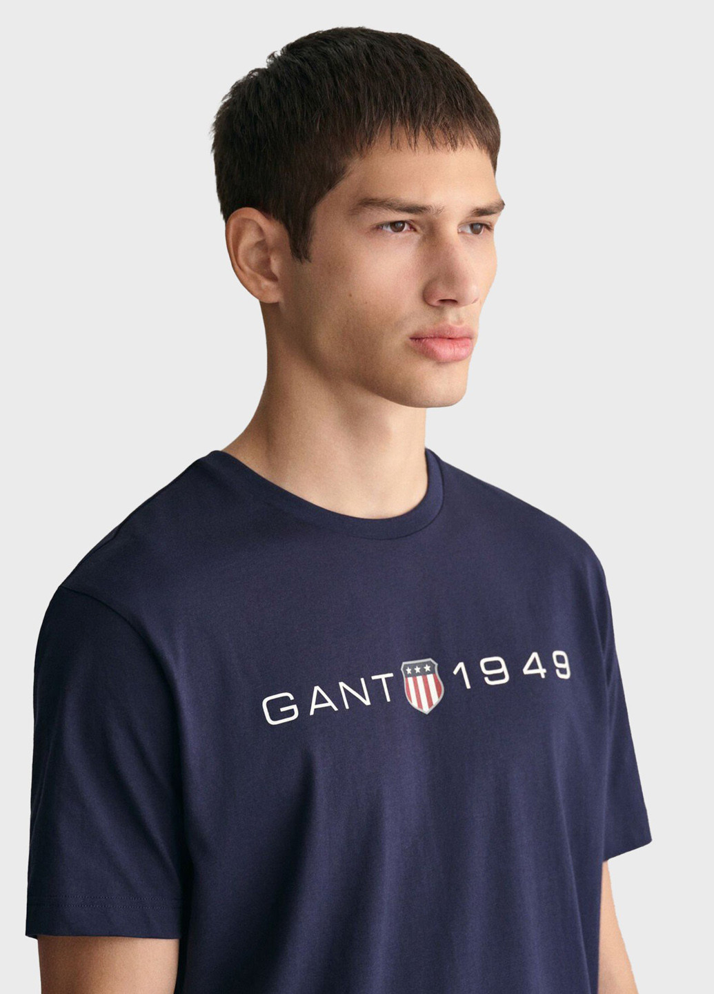 Синяя футболка Gant
