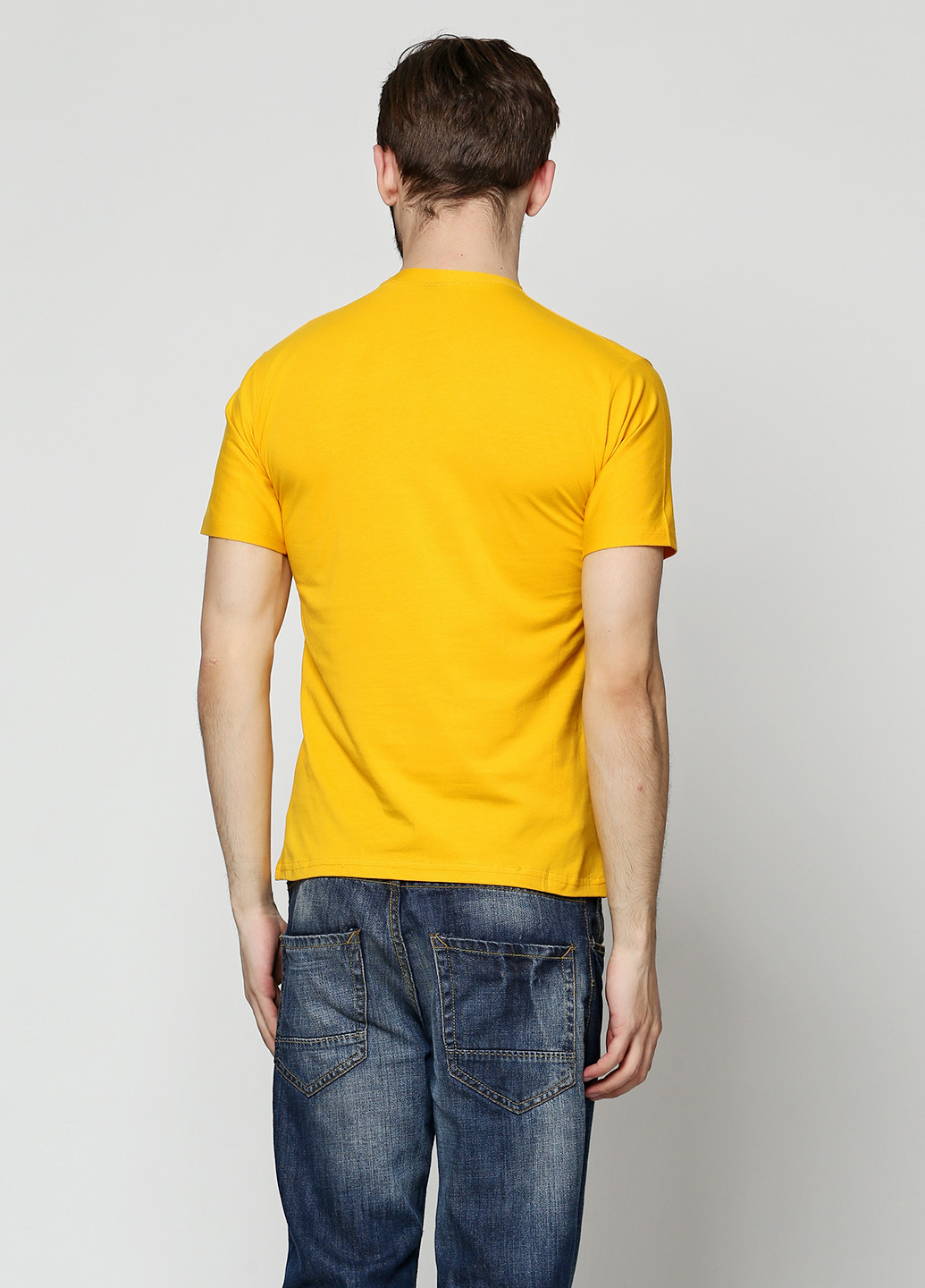 Желтая футболка с коротким рукавом Romix