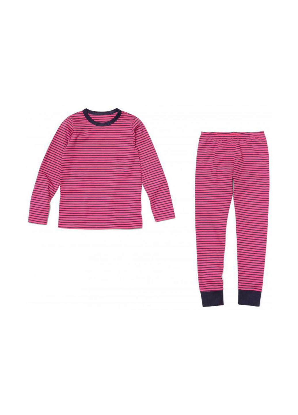 Розовая всесезон пижама (лонгслив, брюки) лонгслив + брюки ArDoMi