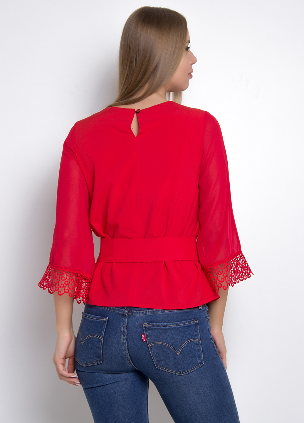 Красная демисезонная блуза Tales