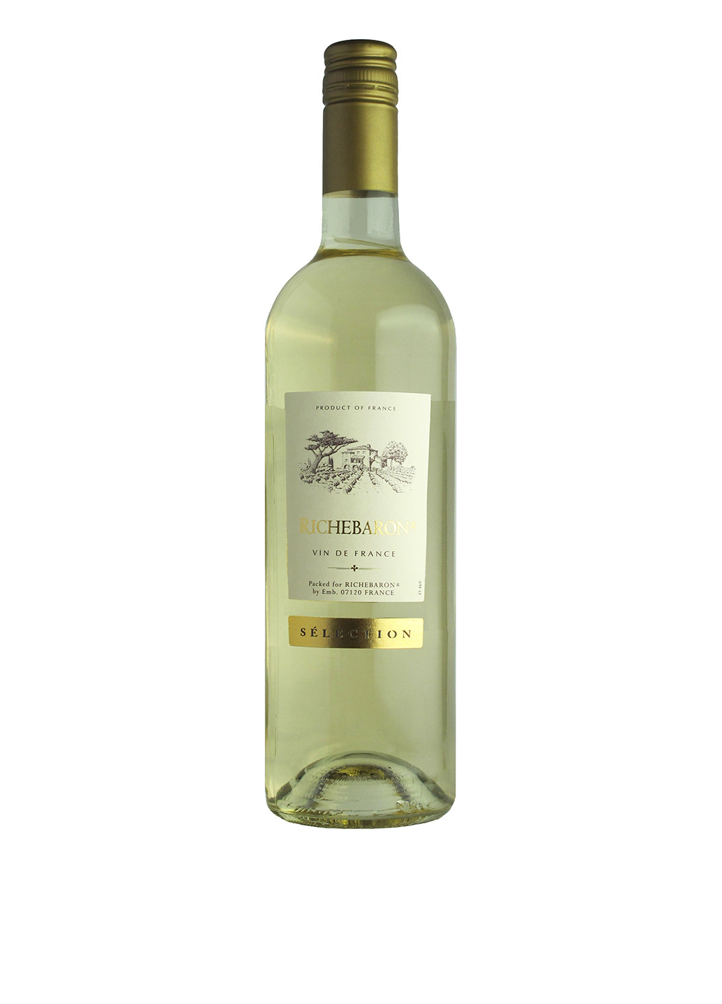 Вино Richebaron сухое, белое, 0,75 л Uvica (213444855)