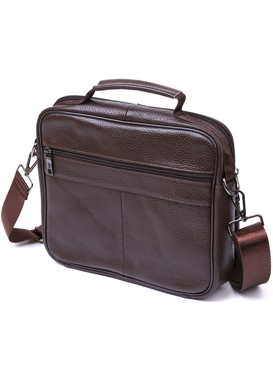 Мужская кожаная сумка 27х22х7 см Vintage (253491339)