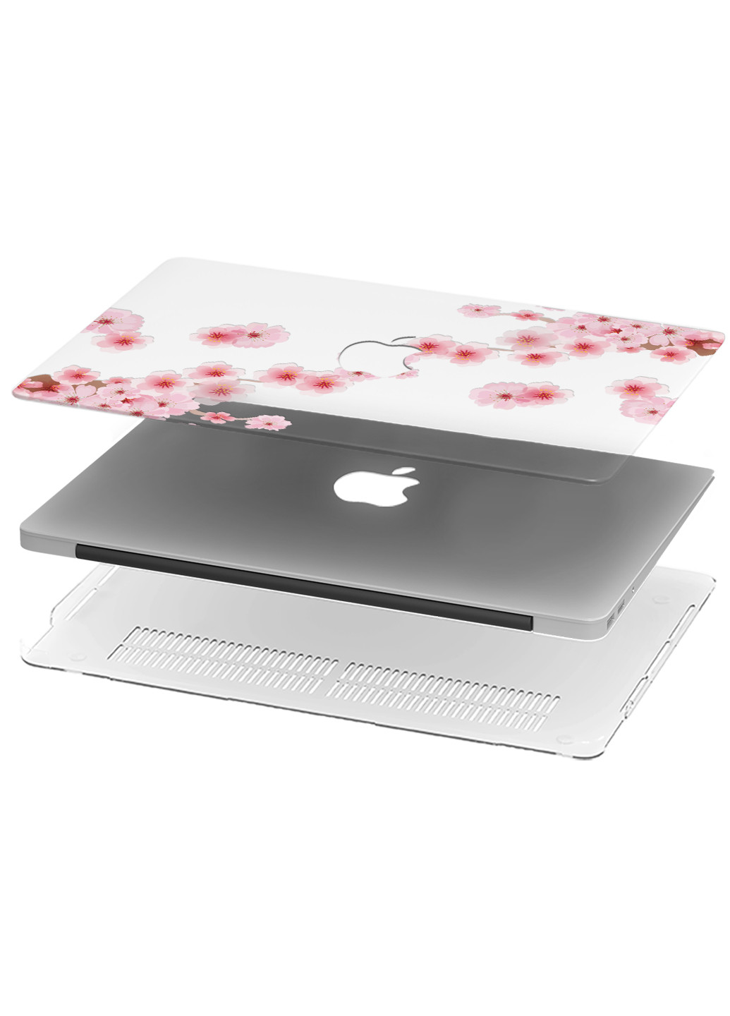 Чохол пластиковий для Apple MacBook Air 13 A1932 / A2179 / A2337 Сакура (Sakura) (9656-1764) MobiPrint (218505170)