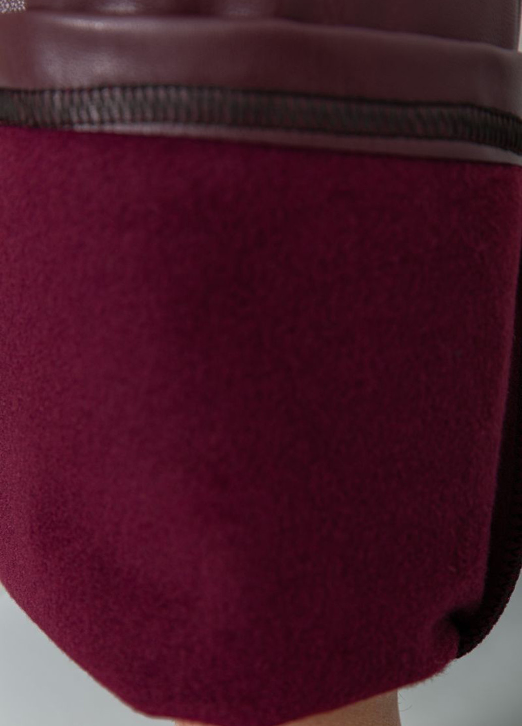 Бордовые кэжуал демисезонные палаццо брюки Ager