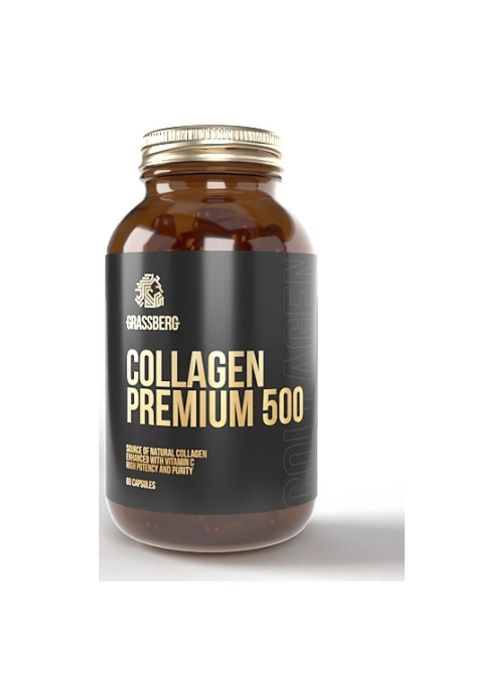 Коллаген Collagen Premium 500 60 капсул Grassberg (255408323)