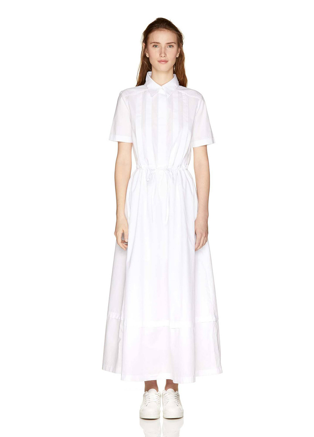 Белое кэжуал платье макси United Colors of Benetton