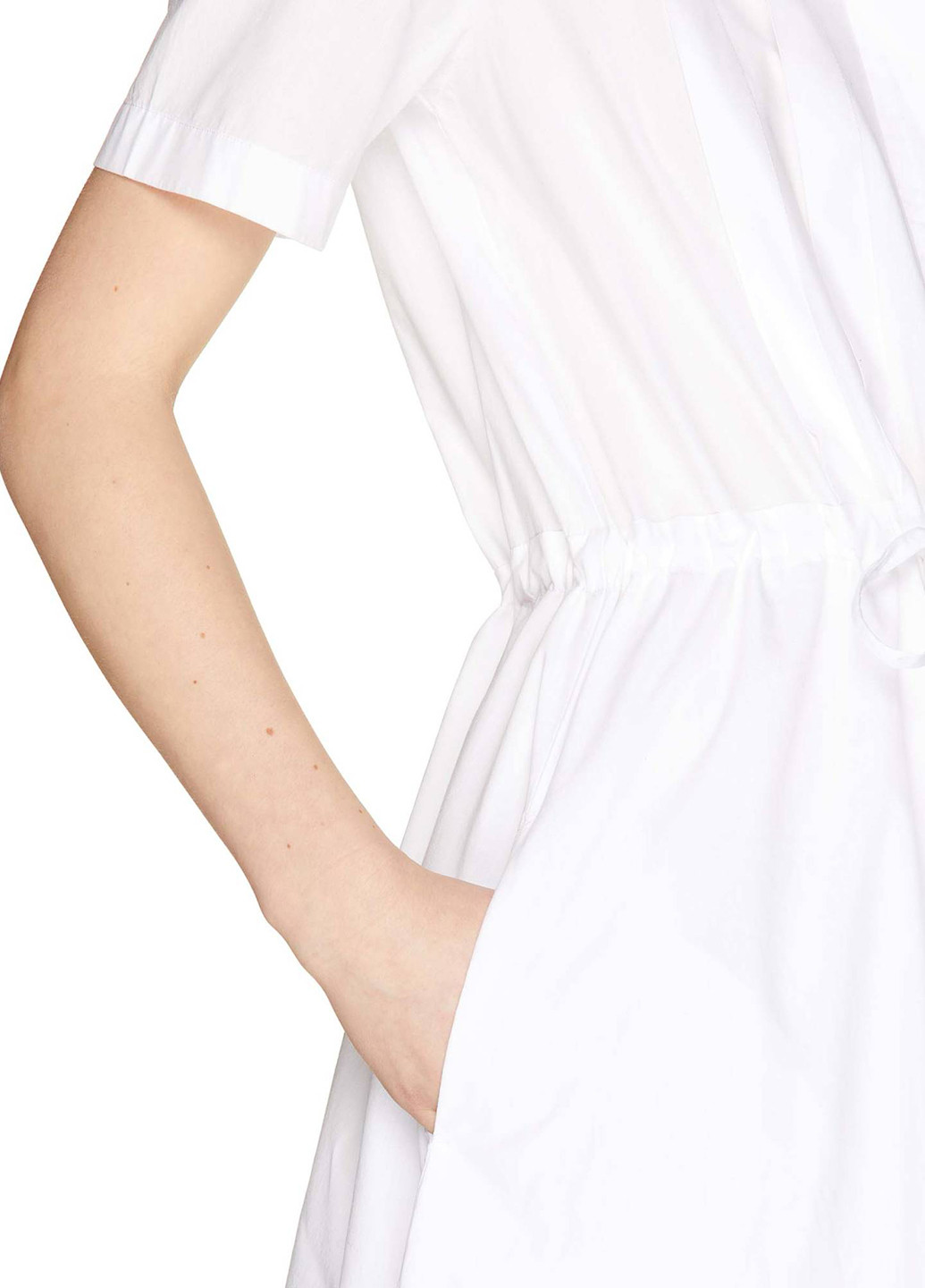 Белое кэжуал платье макси United Colors of Benetton