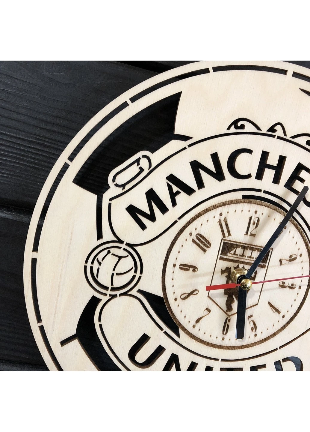Концептуальний настінний годинник в інтер`єр «Manchester United» 7Arts (253566213)