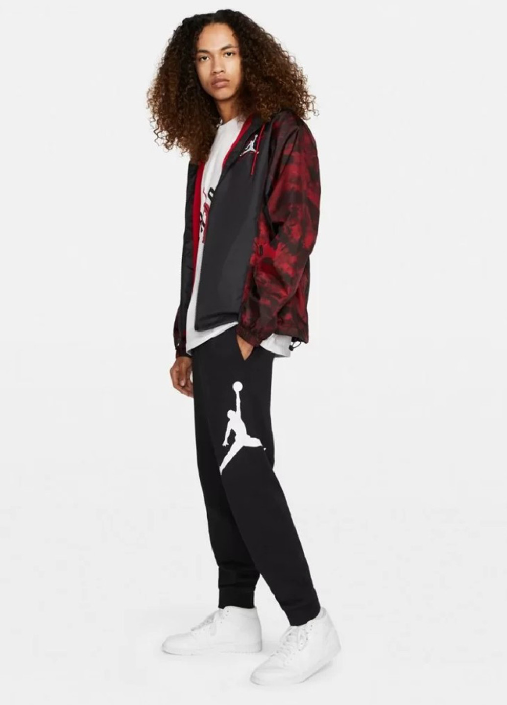 Черные спортивные, кэжуал демисезонные джоггеры брюки Jordan