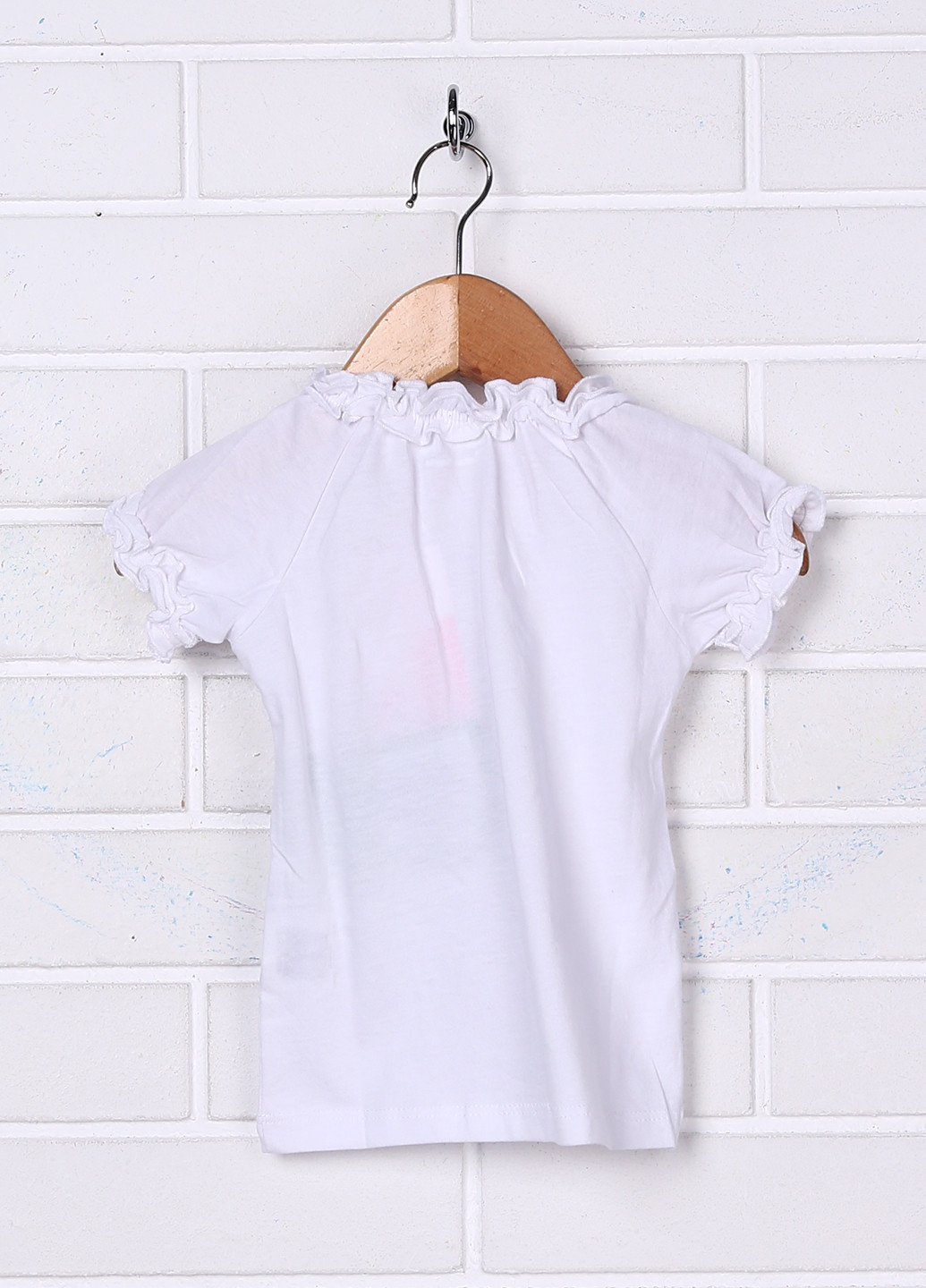 Біла літня футболка з коротким рукавом Prenatal