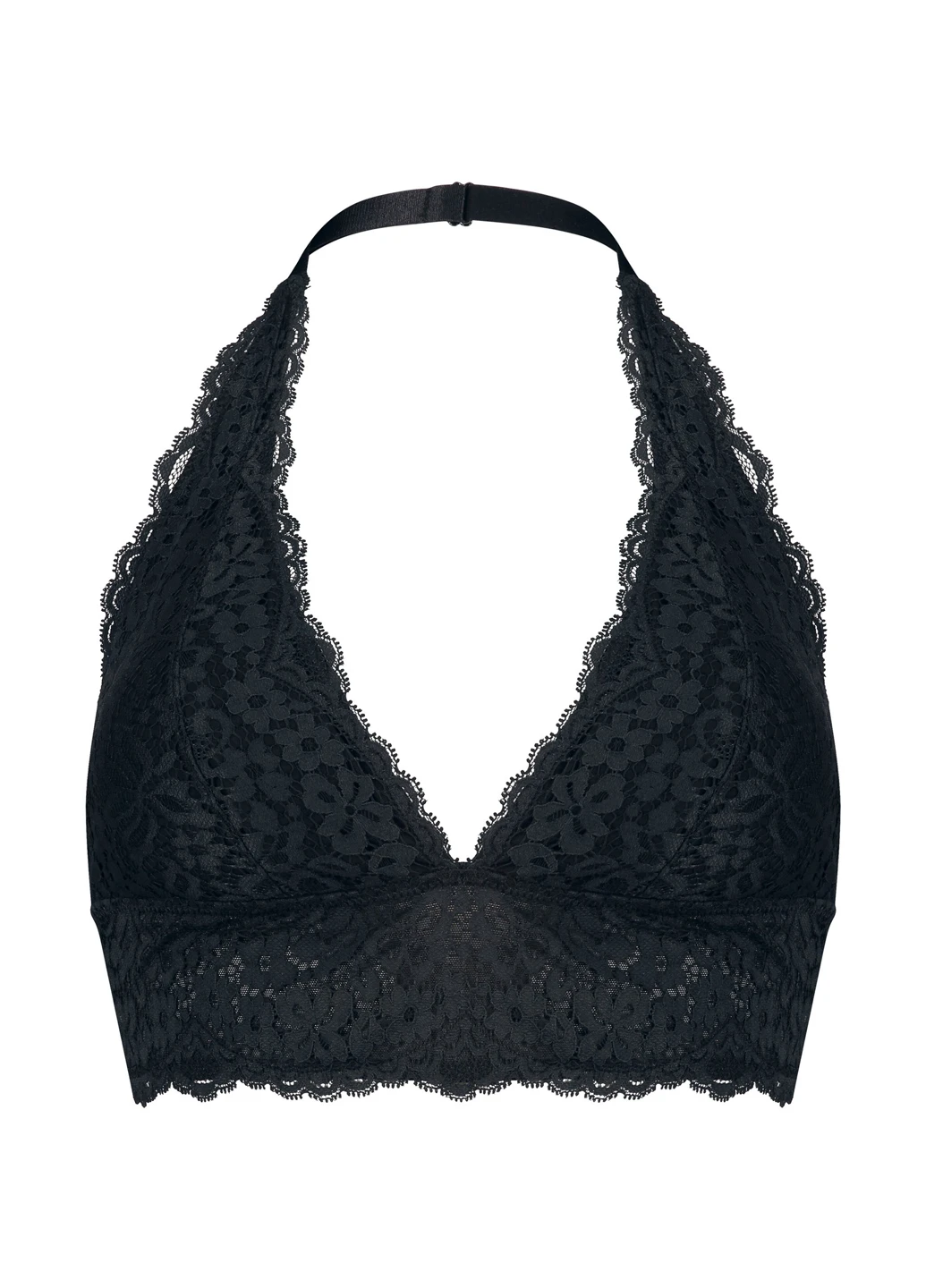 Чорний бюстгальтер Hunkemoller без кісточок поліамід
