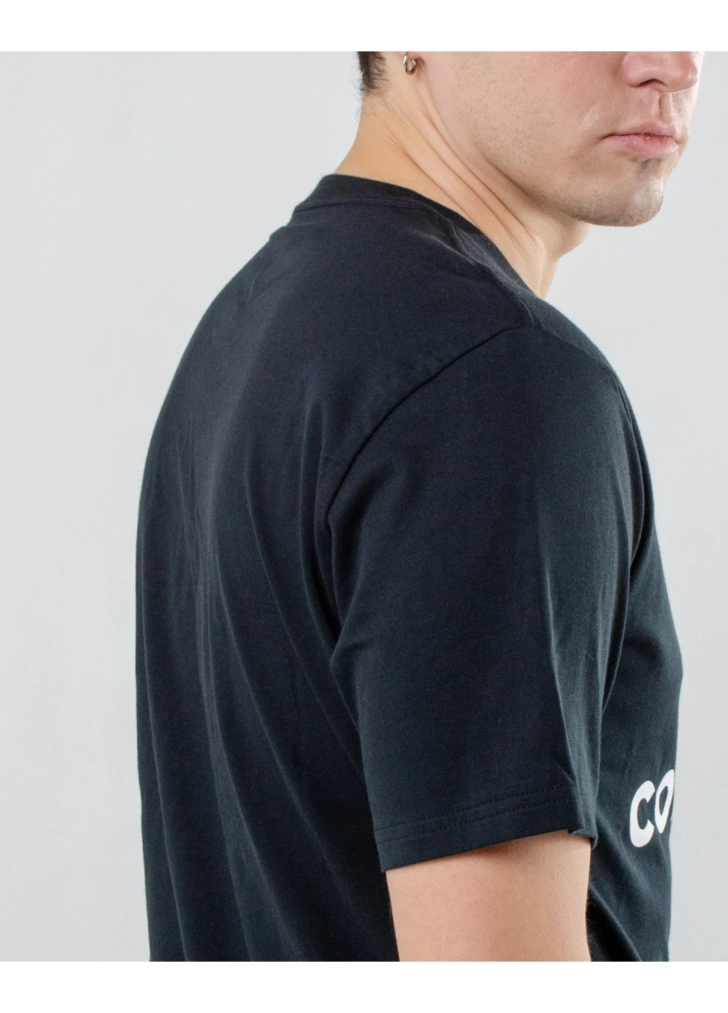 Темно-сіра футболка star chevron tee Converse