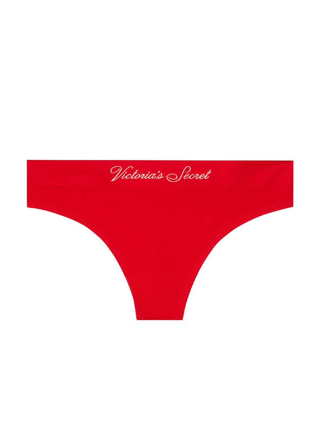 Трусики Victoria's Secret стринги логотипы красные повседневные трикотаж