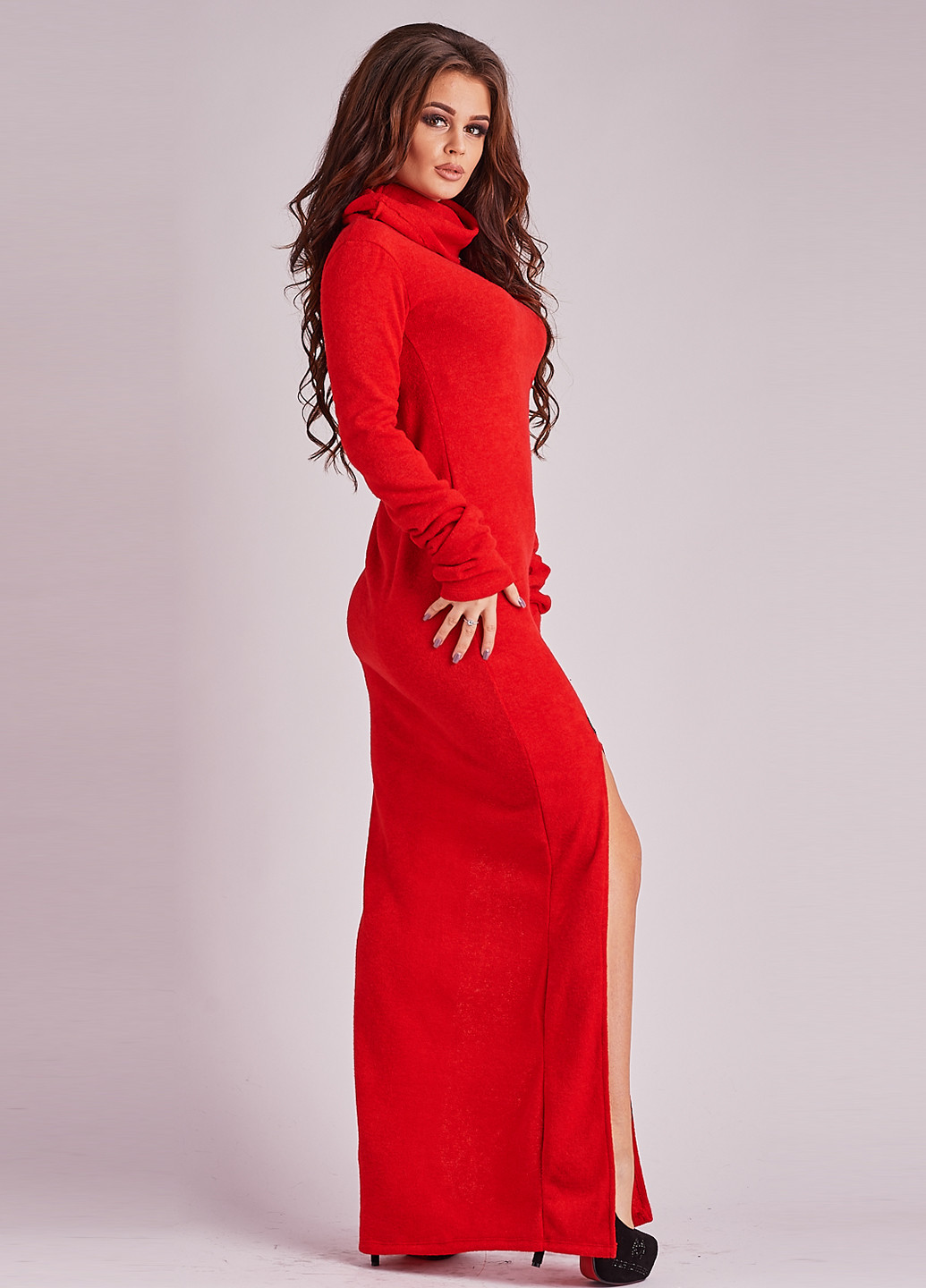 Красное кэжуал платье Simonaom
