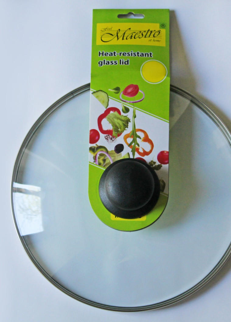 Скляні жароміцний кришка для сковороди MR-0024 Maestro (223727914)