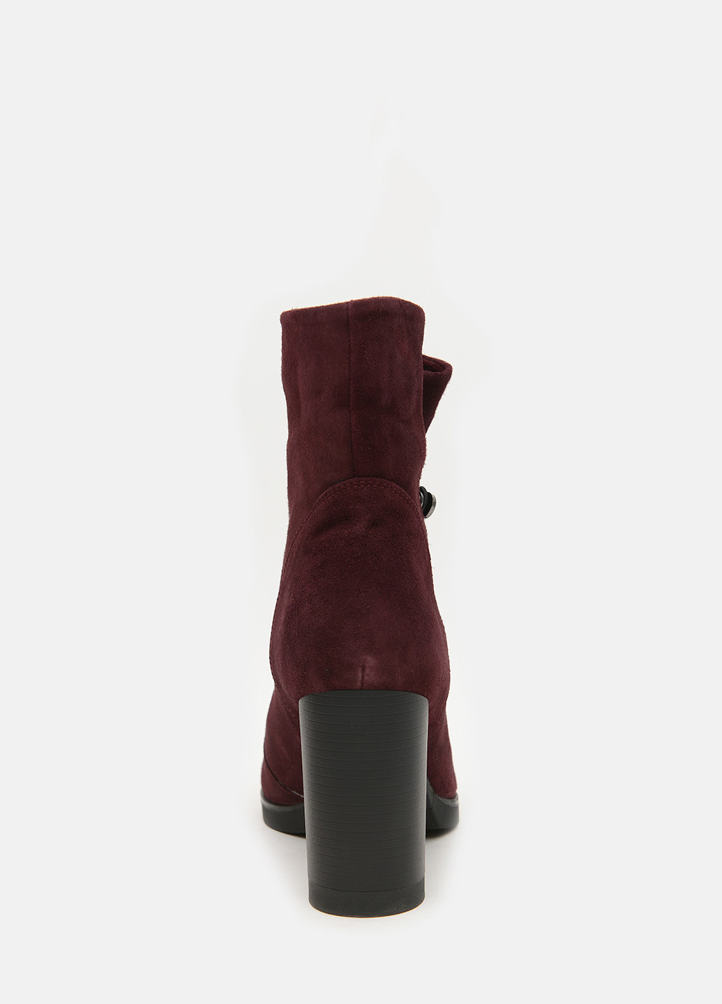 Осенние ботинки l.carvari rco1612-96-11 бордовый L`CARVARI из натуральной замши