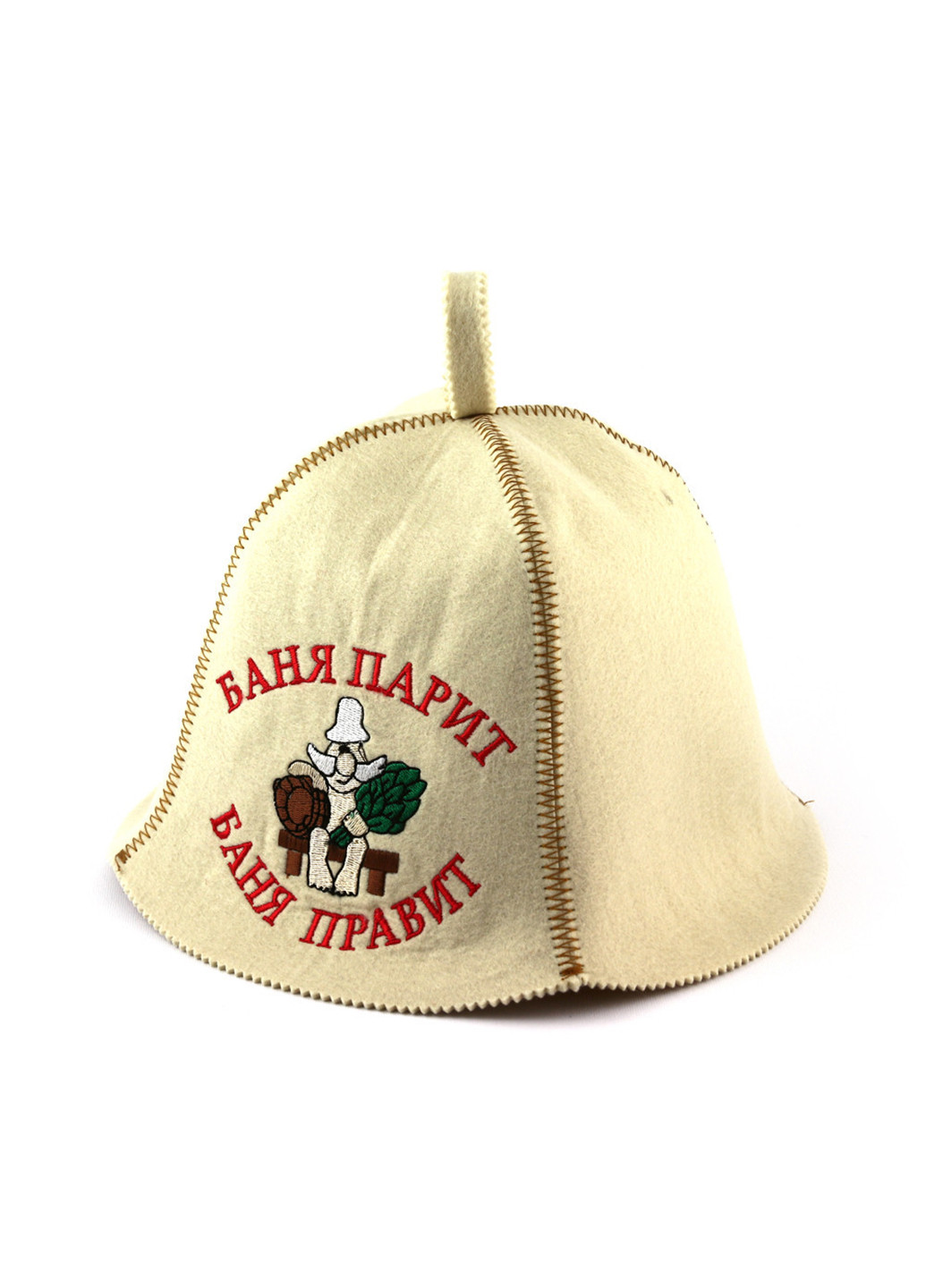 Шапка для сауны "Баня парит, баня правит" Luxyart (252261762)