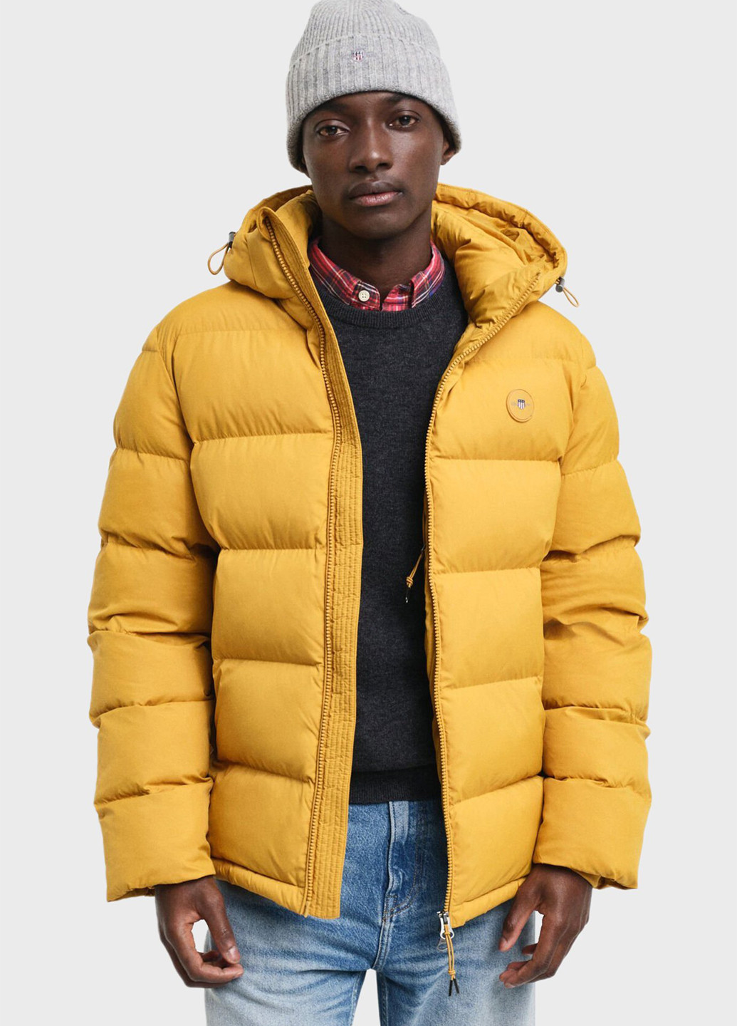 Желтая зимняя куртка Gant