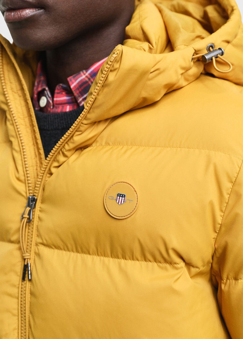 Желтая зимняя куртка Gant