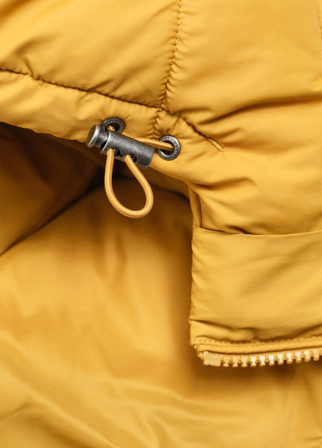 Желтая зимняя куртка Gant