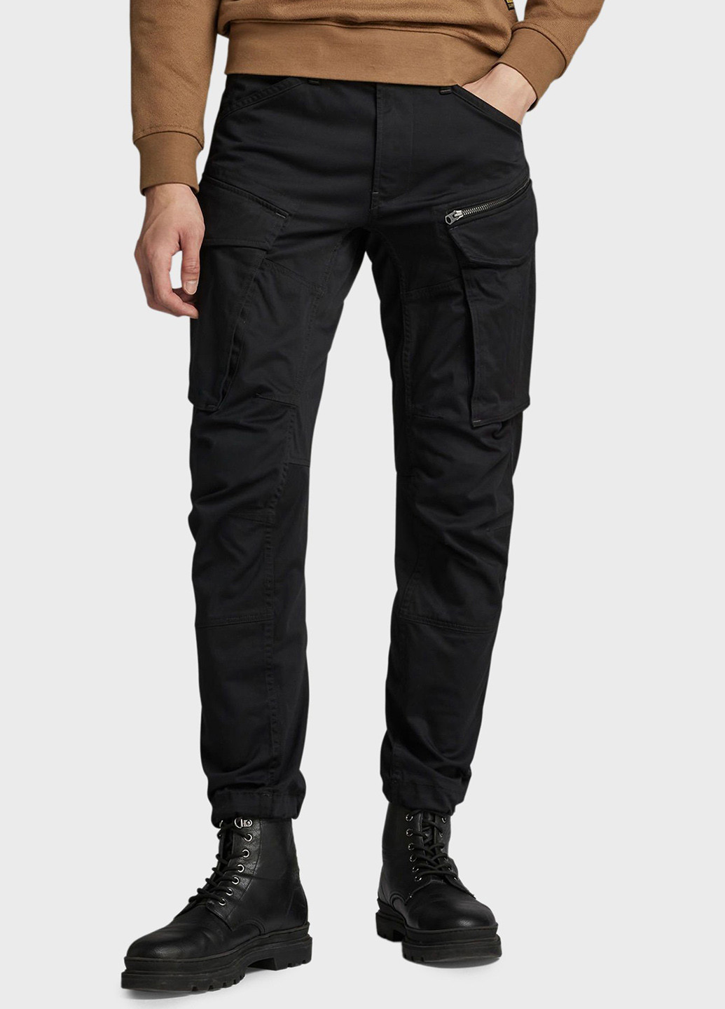 Черные кэжуал демисезонные карго брюки G-Star Raw