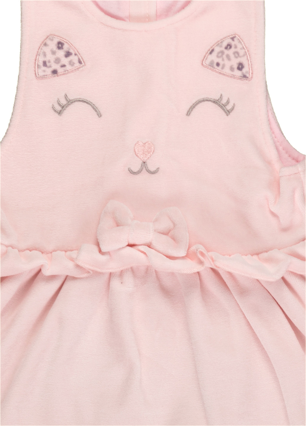 Розовый демисезонный комплект для девочек платье, джемпер Фламинго Текстиль