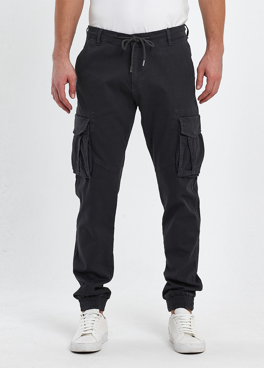 Темно-серые демисезонные джоггеры джинсы Trend Collection