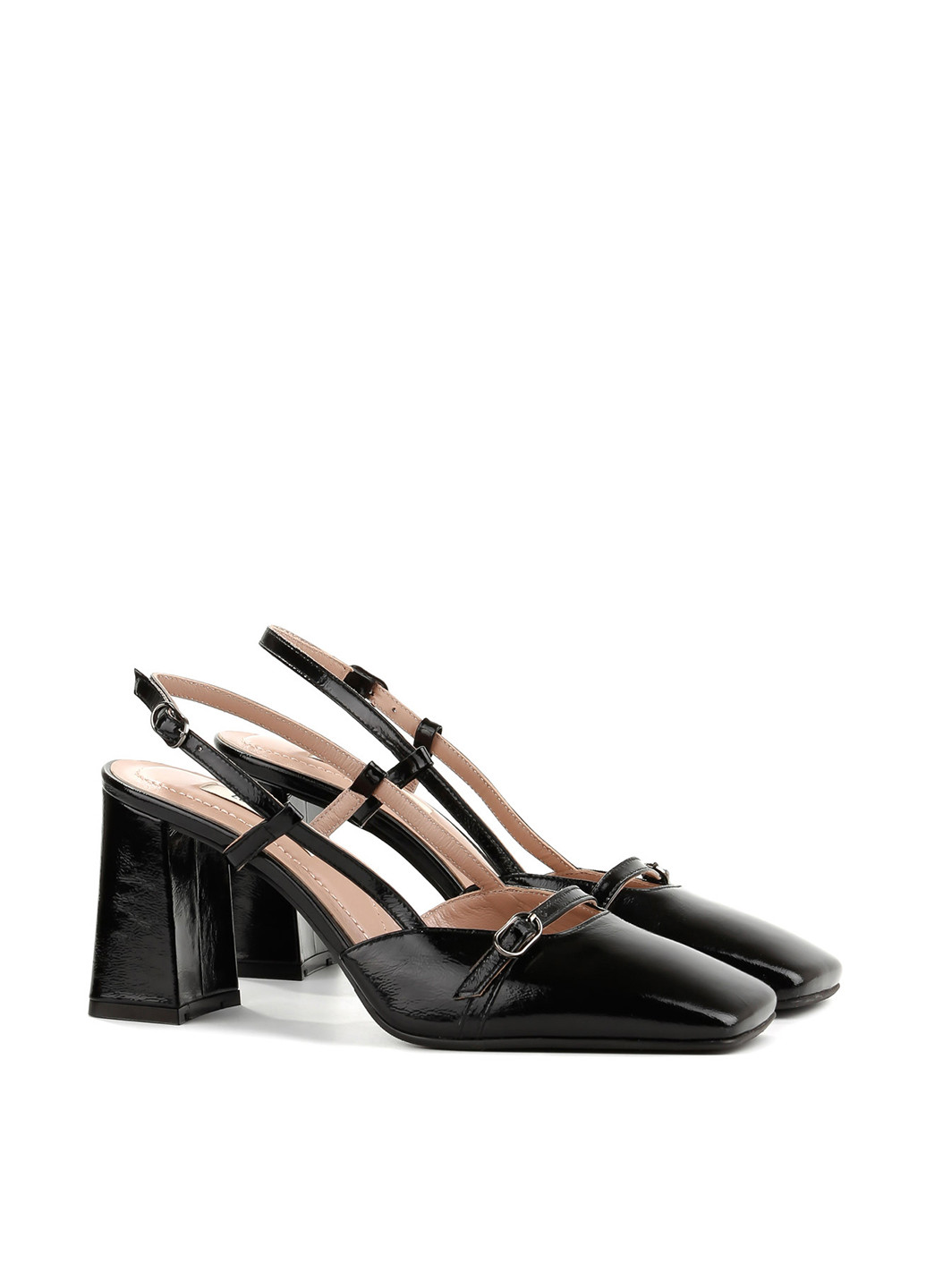 Le'BERDES Туфли слингбеки черный з натуральная кожа, украина — лето (360795548)