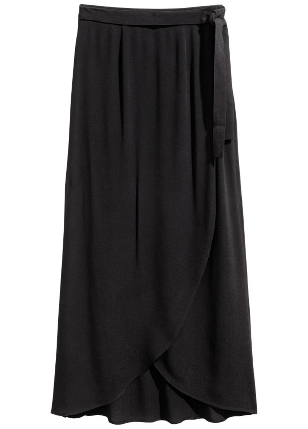 Черная кэжуал юбка H&M макси