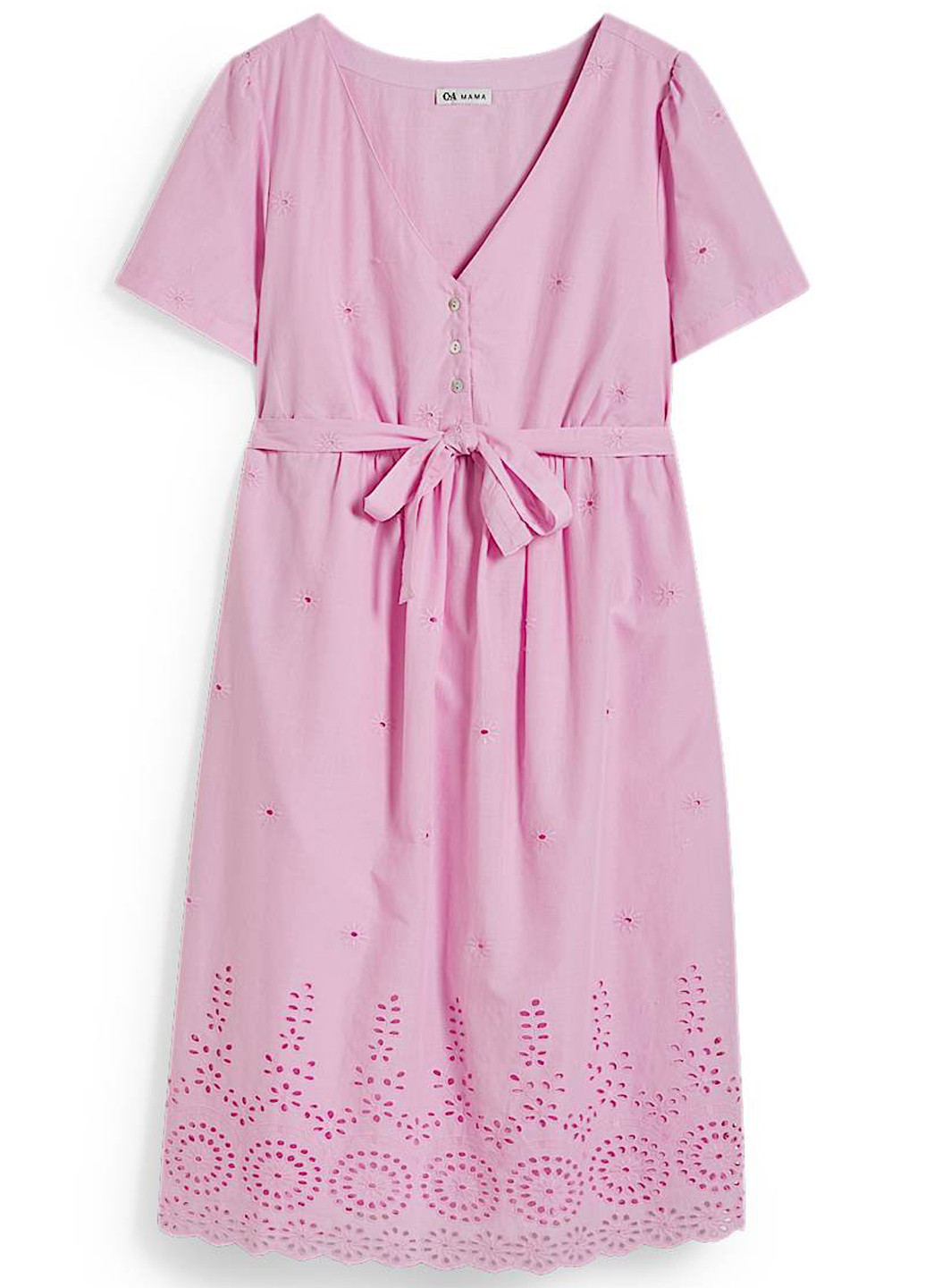 Світло-фіолетова кежуал сукня для вагітних а-силует C&A однотонна