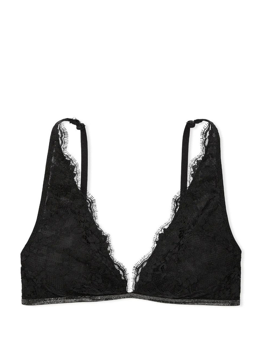 Чорний демісезонний комплект (бюстгальтер, трусики) Victoria's Secret